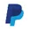 Visa payment method logo.